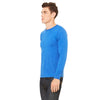 Bella + Canvas Men's True Royal Triblend Jersey Long-Sleeve T-Shirt