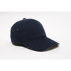 Pacific Headwear Navy Buckle Strap Adjustable Washed Cap