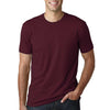 Next Level Men's Maroon Premium Fitted Short-Sleeve Crew