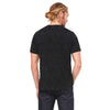 Bella + Canvas Unisex Black Mineral Wash Poly-Cotton Short Sleeve T-Shirt