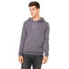 Bella + Canvas Unisex Dark Grey Marble Fleece Pullover Hoodie