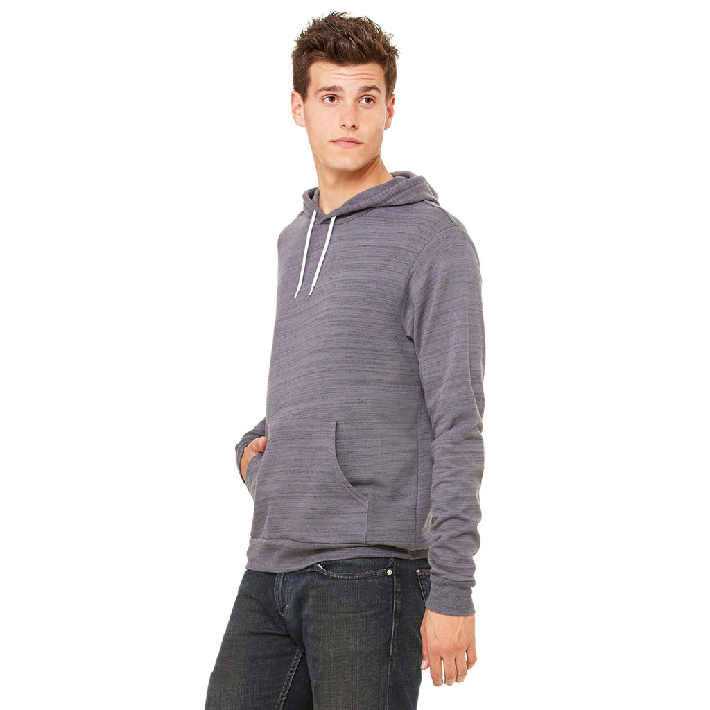 Bella + Canvas Unisex Dark Grey Marble Fleece Pullover Hoodie