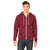 Bella + Canvas Unisex Maroon Full-Zip Hoodie