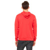 Bella + Canvas Unisex Red Full-Zip Hoodie