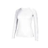 adidas Women's White Climalite Long Sleeve Tee