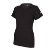 adidas Women's Black Heather Climalite Short Sleeve Tee