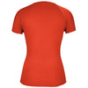 adidas Women's Collegiate Orange Climalite Short Sleeve Tee