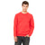 Bella + Canvas Unisex Red Crew Neck Sweatshirt