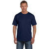 Fruit of the Loom Men's J Navy 5 oz. HD Cotton Pocket T-Shirt