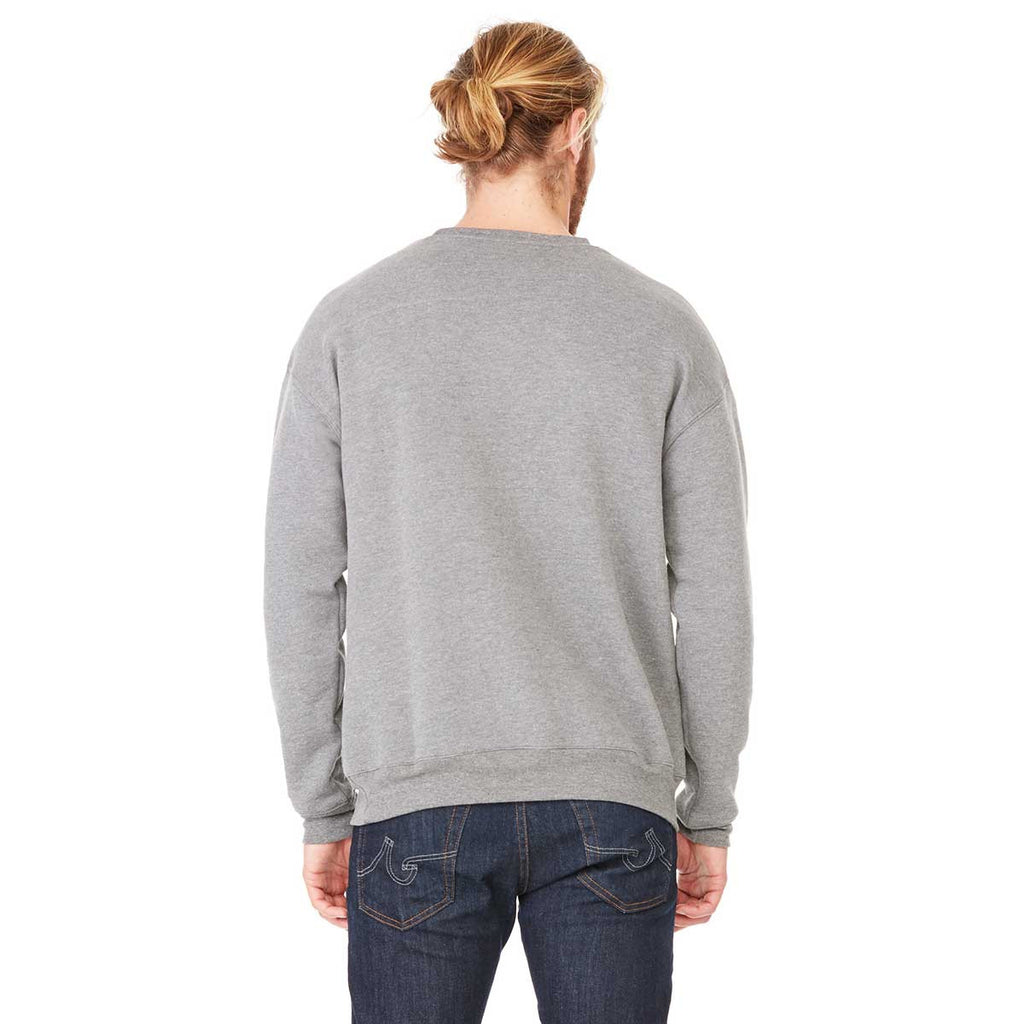 Bella + Canvas Unisex Deep Heather Drop Shoulder Fleece Sweatshirt