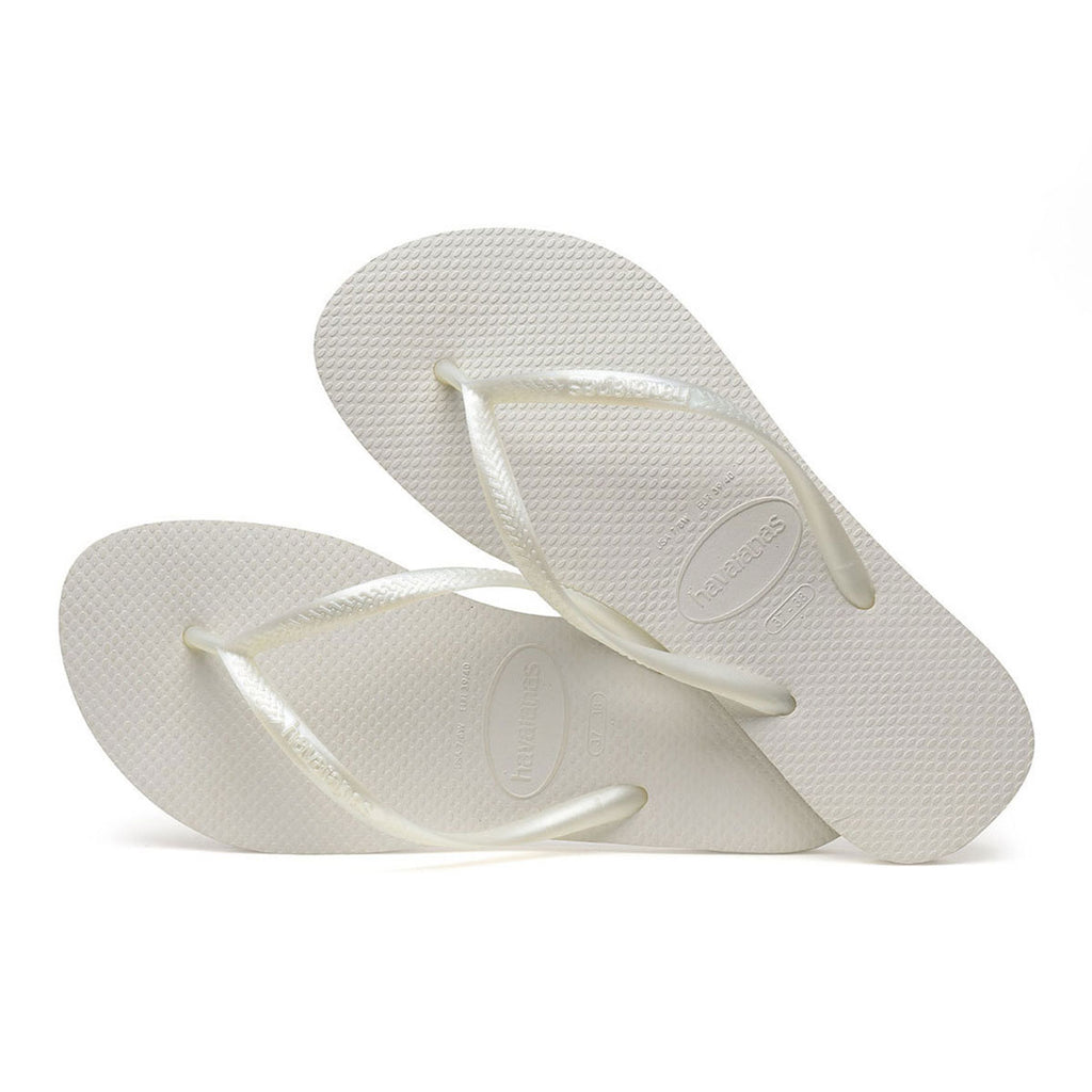 Havaianas Women's White Slim Flip Flops