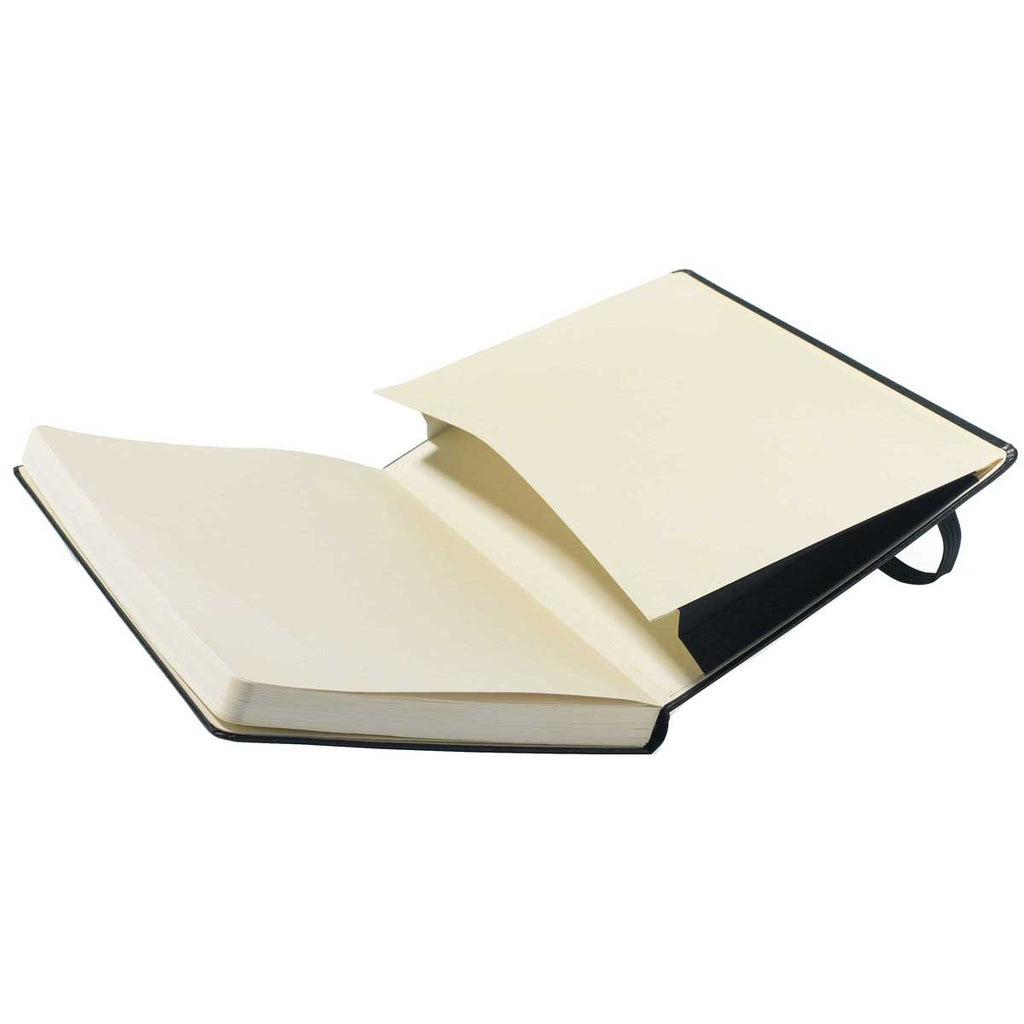 48-Hour Moleskine Black Hard Cover Squared Large Notebook (5" x 8.25")