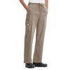 Cherokee Men's Khaki Workwear Premium Core Stretch Drawstring Cargo Pant