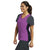 Barco Grey's Anatomy Women's Very Berry/Granite/Black Active Color Block Racer Top