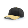 Richardson Black/Vegas Gold On-Field Combination Pro Mesh Adjustable Cap