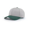 Richardson Grey/Dark Green On-Field Combination Pro Mesh Adjustable Cap