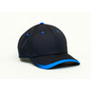 Pacific Headwear Black/Royal Lite Series Adjustable Active Cap