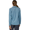 Patagonia Women's Santa Cruz-Lago Blue Early Rise Stretch Shirt