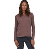 Patagonia Women's Dusky Brown Long-Sleeve Regenerative Organic Certified Cotton Tee