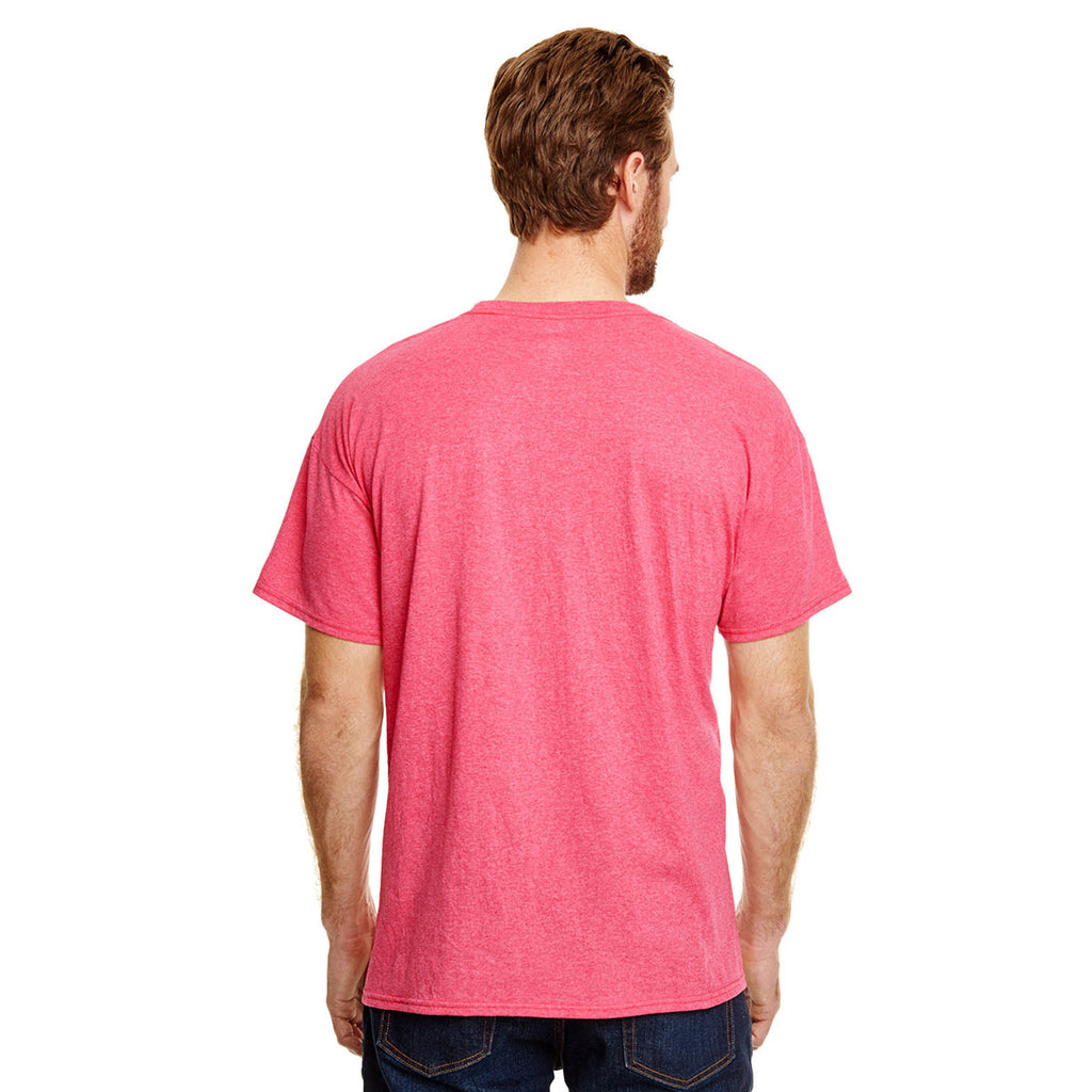 Hanes Men's Red Triblend X-Temp Triblend T-Shirt