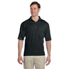 Jerzees Men's Black 5.6 Oz Spotshield Pocket Jersey Polo