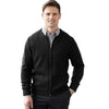 Edwards Men's Black Heavyweight Acrylic Full Zip Cardigan