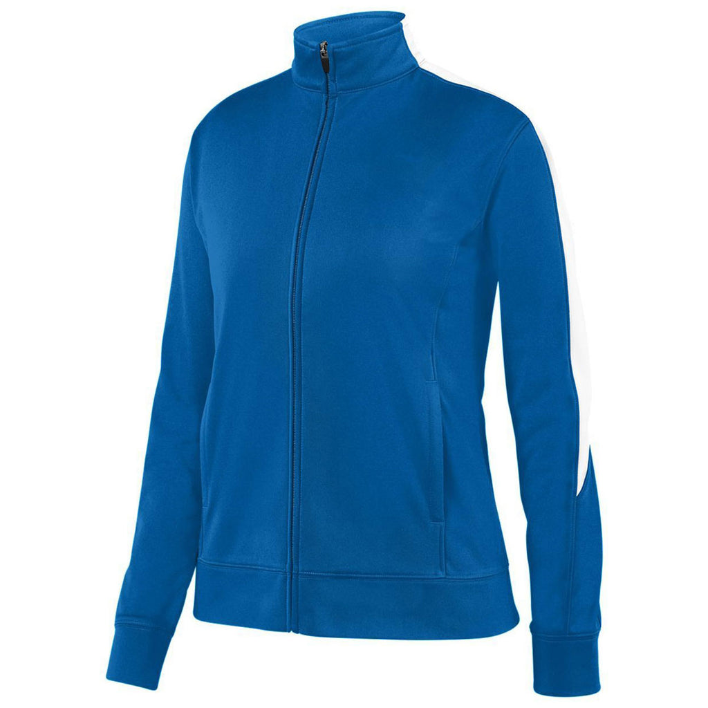 Augusta Women's Royal/White Medalist Jacket 2.0