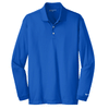 Nike Men's Blue Sapphire Dri-FIT Long Sleeve Stretch Tech Polo