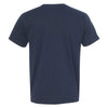 Bayside Unisex Navy USA-Made Ringspun T-Shirt