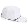 Imperial White Navy and Red Wrightson Rope Cap