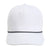 Imperial White Black Barnes Cotton Rope Cap