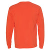 Bayside Men's Bright Orange USA-Made 100% Cotton Long Sleeve T-Shirt