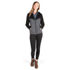 Charles River Women's Black/Grey Seaport Full Zip Hoodie