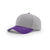 Richardson Grey/Purple On-Field Combination Surge Adjustable Cap