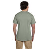 Hanes Men's Stonewash Green 5.2 oz. 50/50 EcoSmart T-Shirt