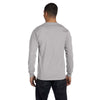 Hanes Men's Light Steel 6.1 oz Long-Sleeve Beefy-T