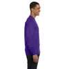 Hanes Men's Purple 6.1 oz Long-Sleeve Beefy-T