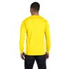 Hanes Men's Yellow 6.1 oz Long-Sleeve Beefy-T