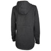 Charles River Women's Charcoal Heathered Fleece Quarter Zip Hoodie