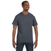 Hanes Men's Charcoal Heather 6.1 oz. Tagless T-Shirt