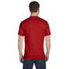 Hanes Men's Deep Red 5.2 oz. ComfortSoft Cotton T-Shirt