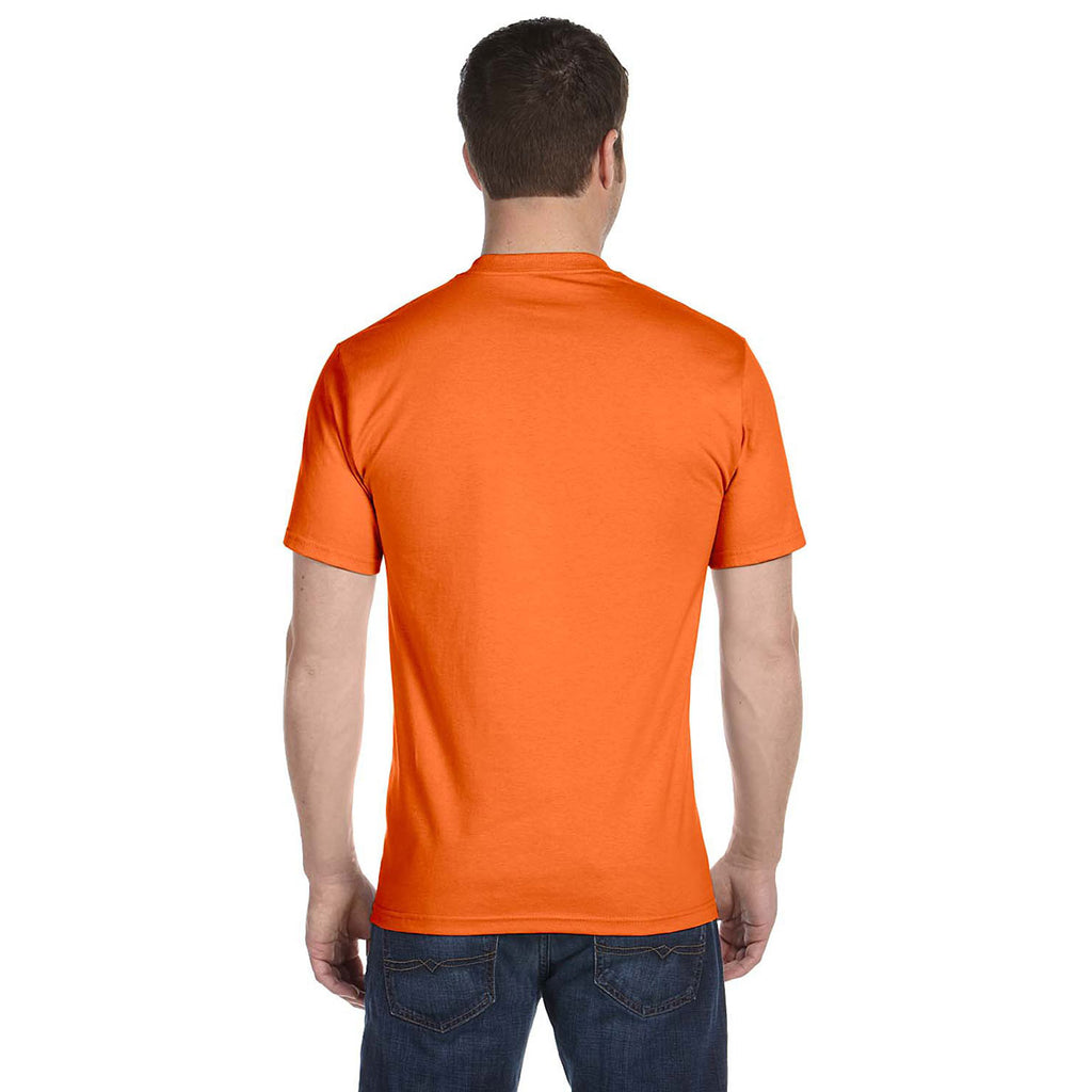 Hanes Men's Orange 5.2 oz. ComfortSoft Cotton T-Shirt