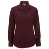 Edwards Women's Burgundy Batiste Cafe Shirt