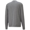 Puma Golf Men's Quiet Shade Heather Cloudspun Grey Label Crewneck Sweater