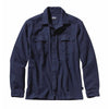 Patagonia Men's Navy Blue Long Sleeve Fjord Flannel Shirt