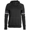 Augusta Women's Black/White/Graphite Spry Hoodie