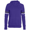 Augusta Women's Purple/White/Graphite Spry Hoodie