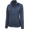 Charles River Women's Blue Heather Heathered Fleece Jacket