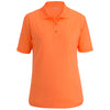 Edwards Women's High Visibility Orange Mini-Pique Snag-Proof Polo