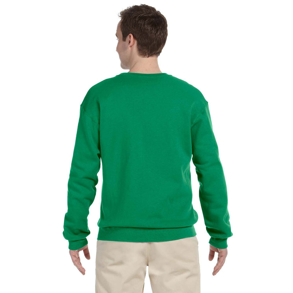 Jerzees Men's Kelly 8 Oz. Nublend Fleece Crew